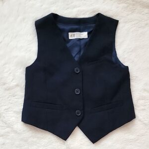 H&M Navy Blue Toddler Boys Vest
